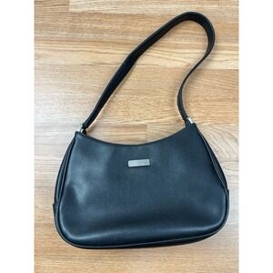 Liz Claiborne Y2K Black Purse Handbag Shoulder Bag- Lots of Compartments